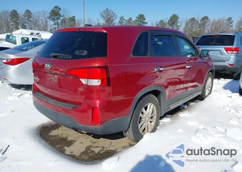 2014 Kia Sorento Lx z USA, uszkodzony, nr VIN 5XYKT4A67EG429342